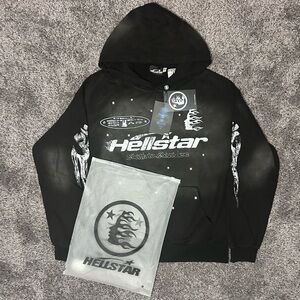 Black/White Hellstar Hoodie